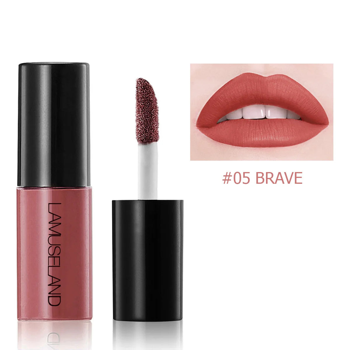 Mini 12 Colors Liquid Lip Gloss Waterproof Non-stick 24 Hours Long Lasting Velvet Matte Lipstick Lip Gloss Cosmetic Makeup Care
